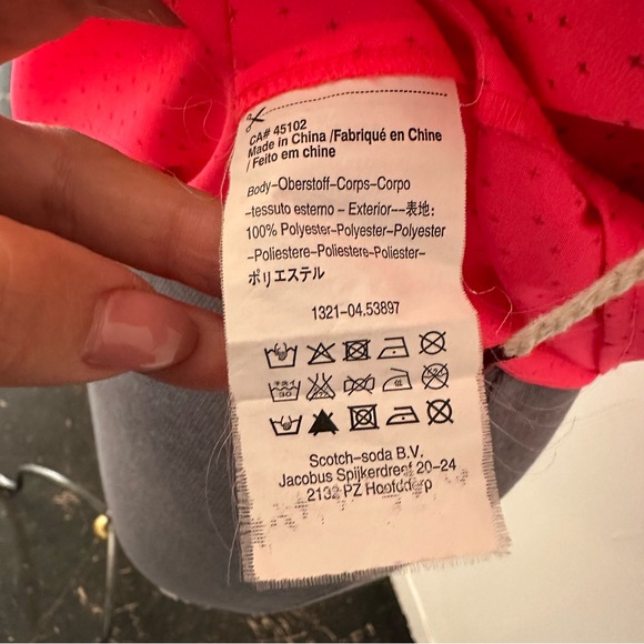 Scotch & Soda Bright Pink Shirt Maison Scotch Sm - Picture 6 of 6